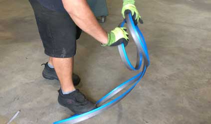 How to Fold a Bandsaw Blade (the Right Way)